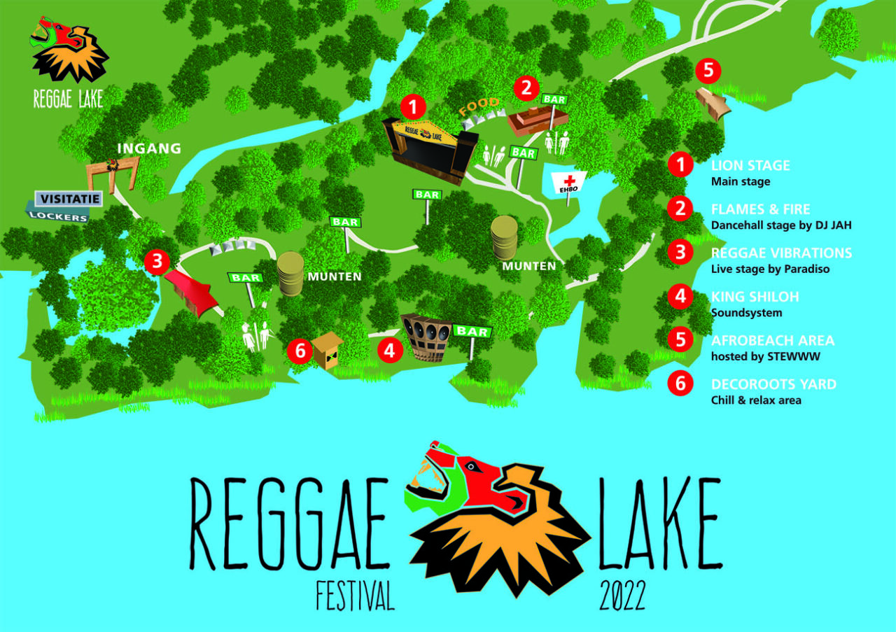 PLATTEGROND Reggae Lake Festival